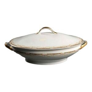 Warwick B9059 Vintage Oval Covered Vegetable Bowl